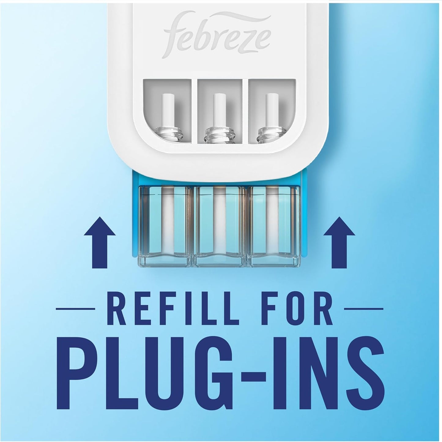 Febreze 3Volution Air Freshener Plug in Refill 80ML Cotton, 3 Alternating Scents to Fight Odours (Pack of 4), Febreze Plug in Refill, Air Freshener