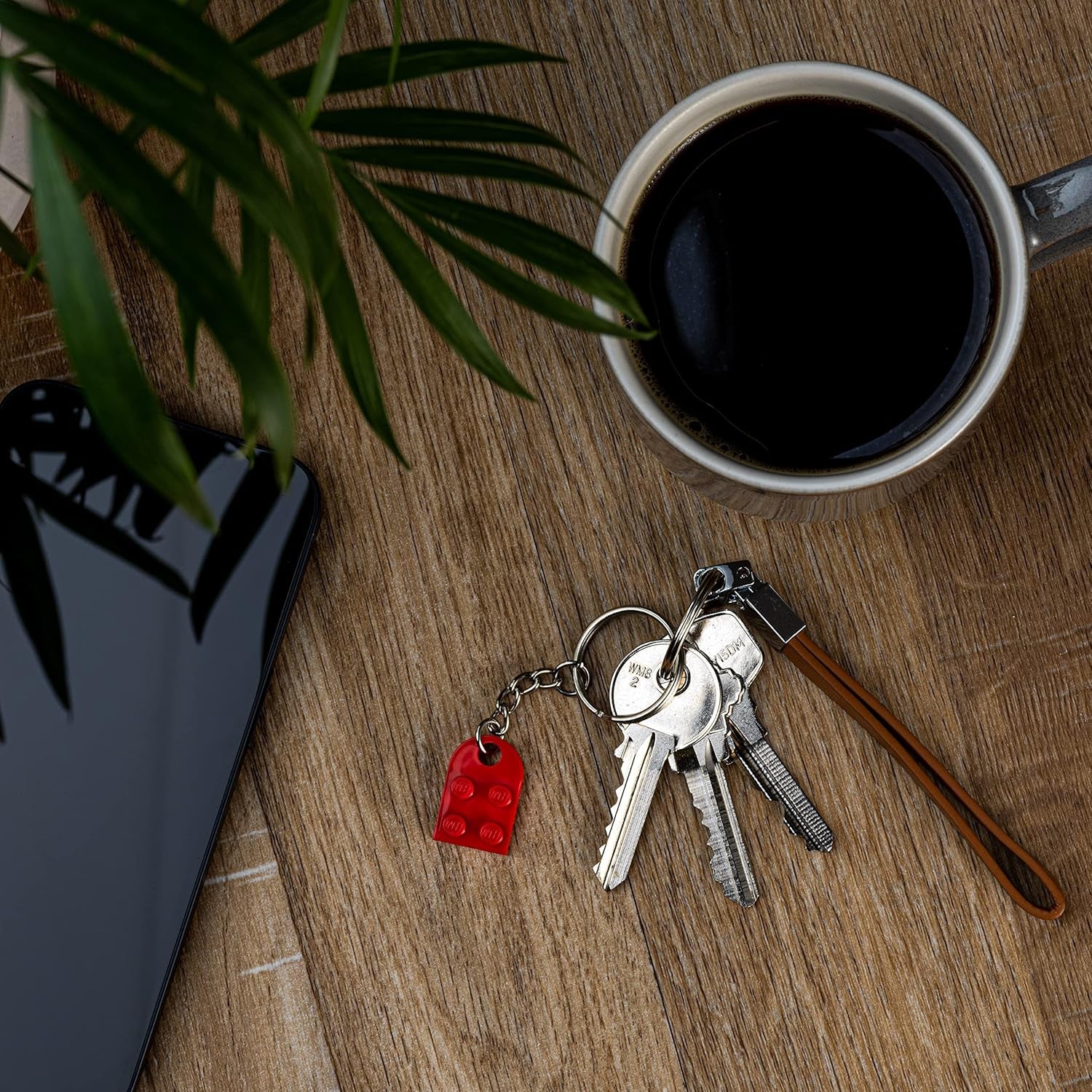 Heart Keyring | Two Keyrings | Gift Pouch Included | Red