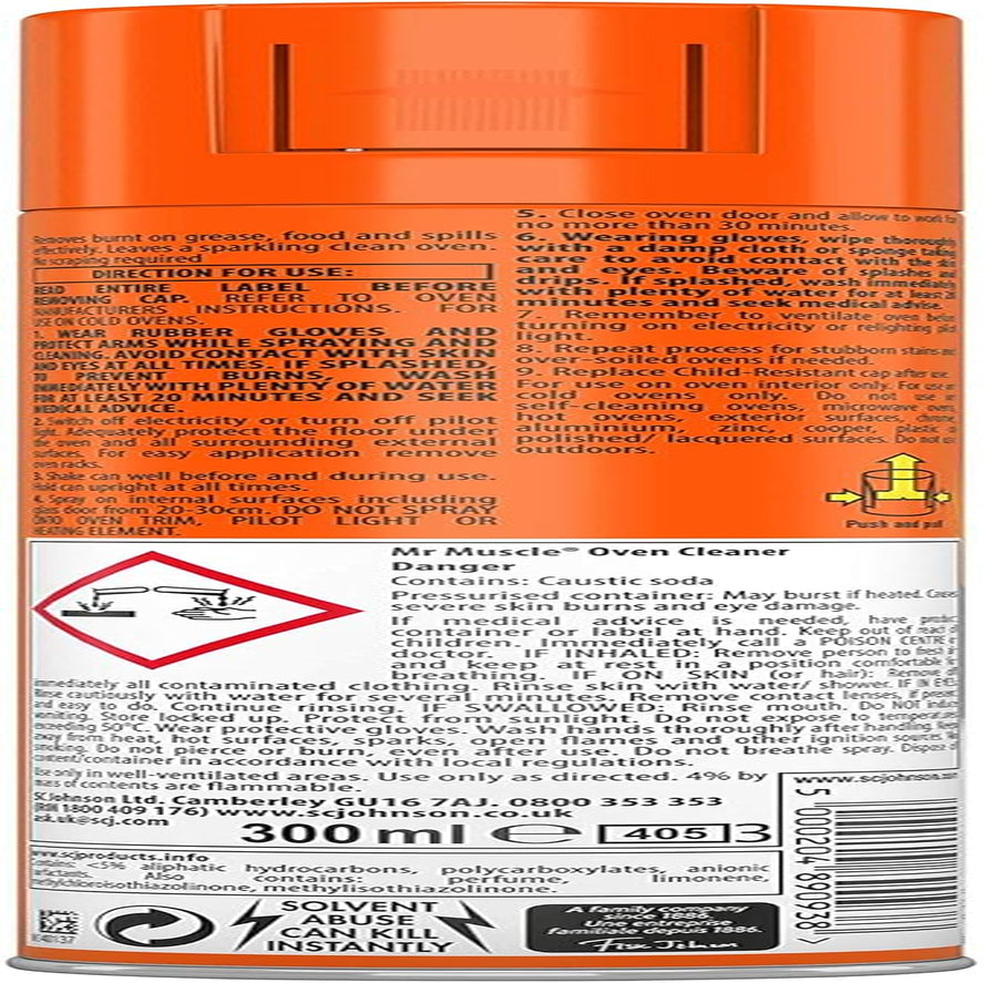 Oven Cleaner, 300Ml (Pack of 1), White