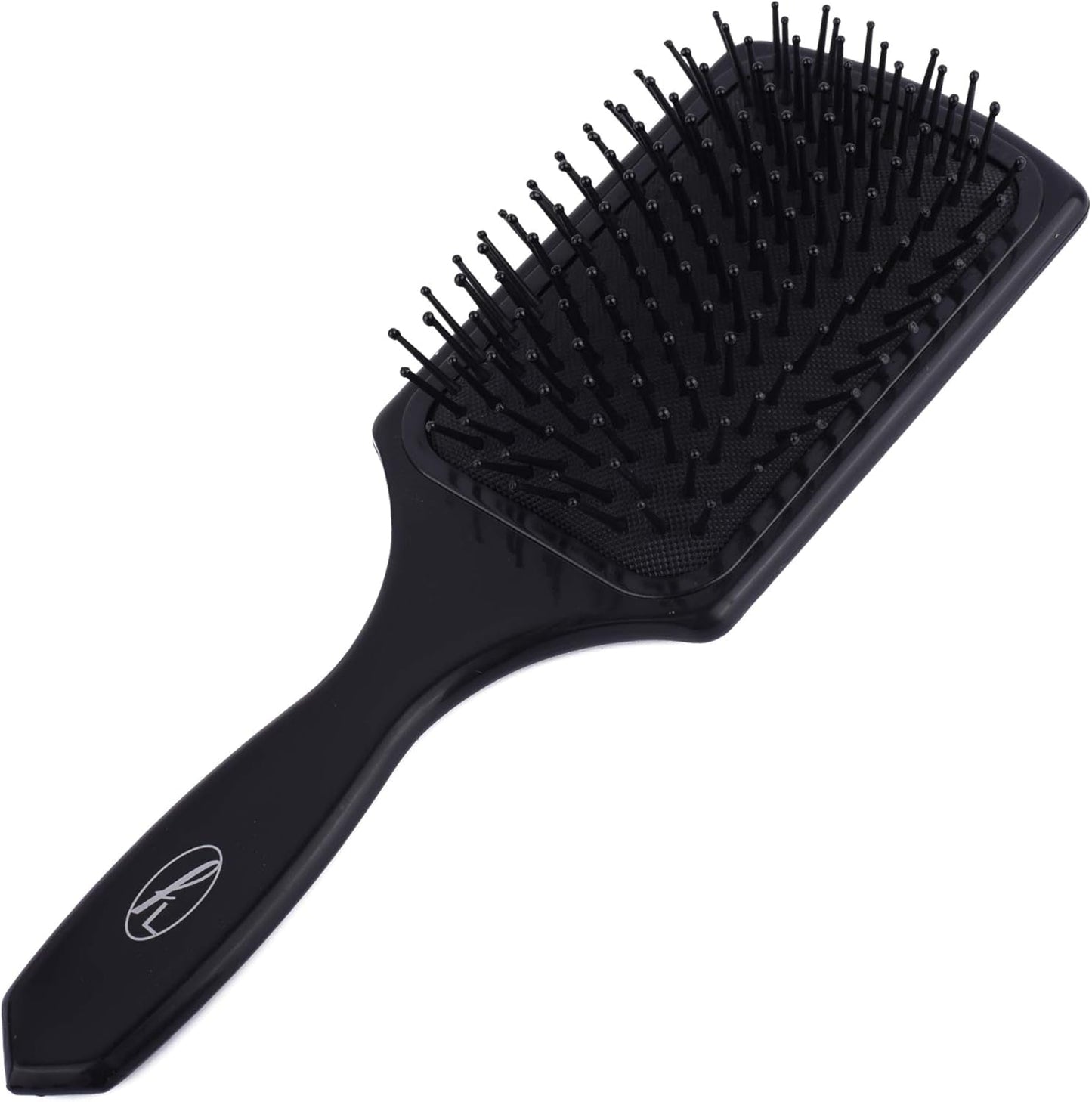 Paddle Hair Brush by - Detangle Hair Brush with 11 Row Nylon Bristles, Hairbrush for Women & Men, Heat-Resistant Paddle Brush