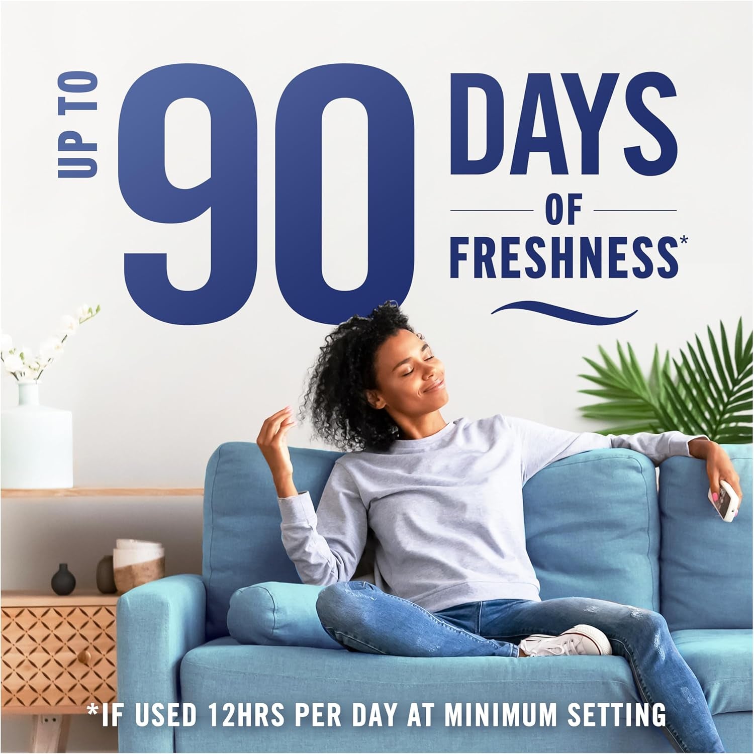 Febreze 3Volution Air Freshener Plug in Refill 80ML Cotton, 3 Alternating Scents to Fight Odours (Pack of 4), Febreze Plug in Refill, Air Freshener