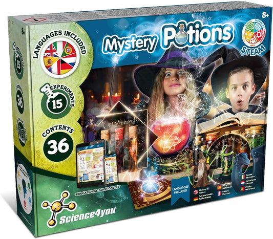 Magic Potions - Potion Making Kit for Children, Create & Mix Your Own Mistery, Magic Cauldron Toy for Kids Age 7 8 9 10 11 12+ Magic Toy & Crafts Set, Original Gift for Wizard Boys & Girls