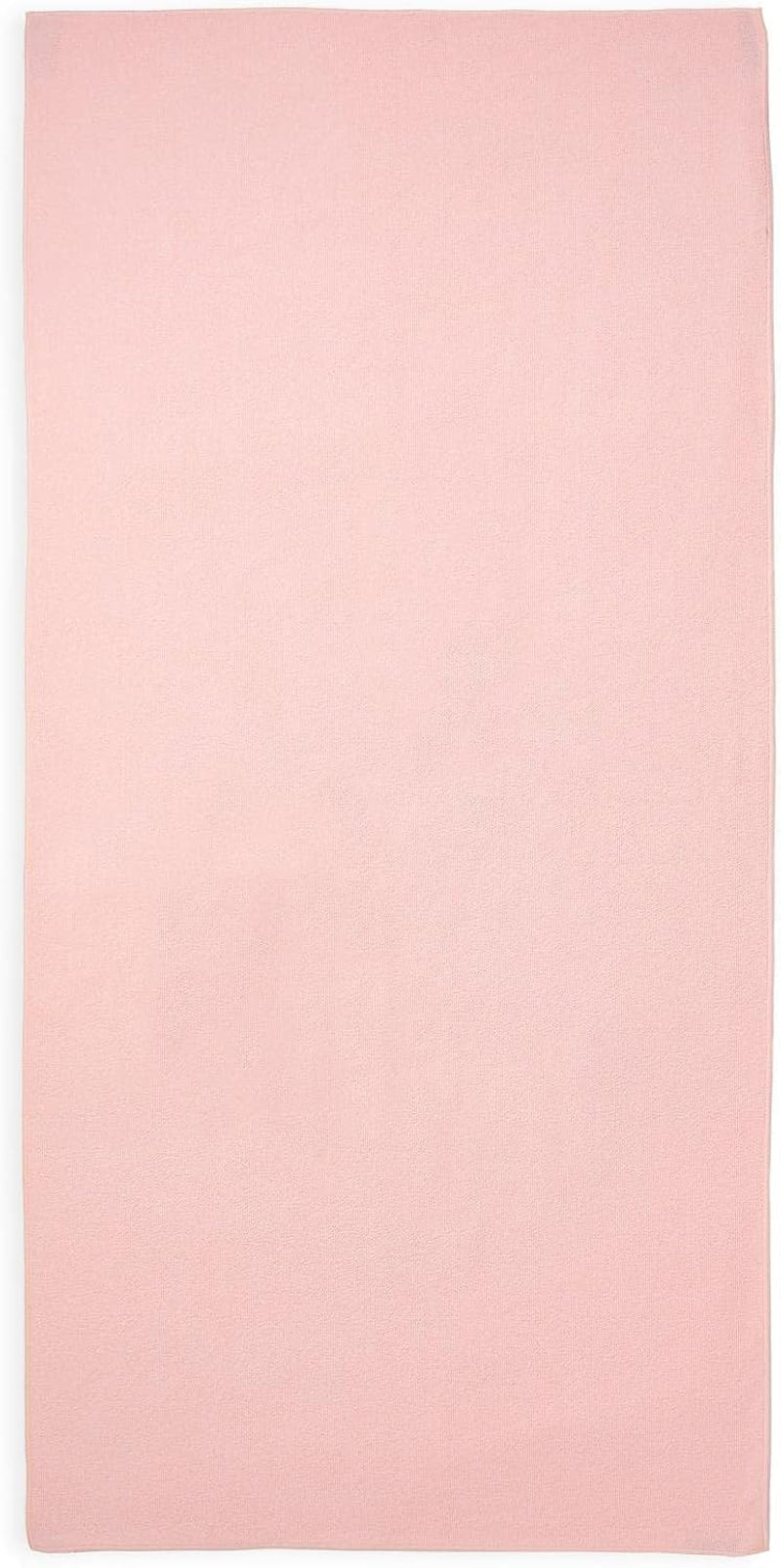 Large Microfibre Beach Towel for Girls Quick Dry Bathroom Pool Holiday Men Women Absorbent, 71 X 152Cm - Blush Pink