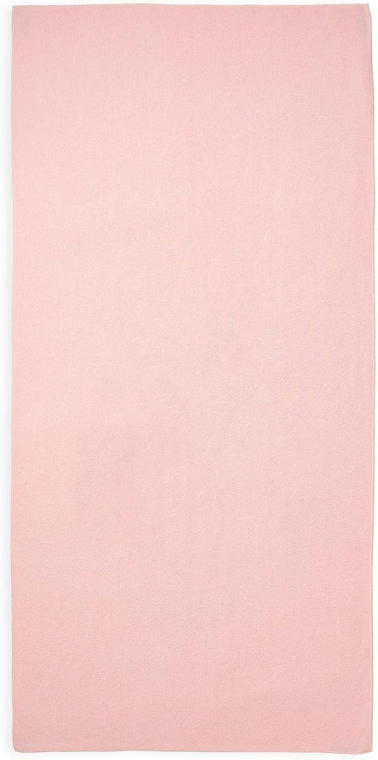 Large Microfibre Beach Towel for Girls Quick Dry Bathroom Pool Holiday Men Women Absorbent, 71 X 152Cm - Blush Pink