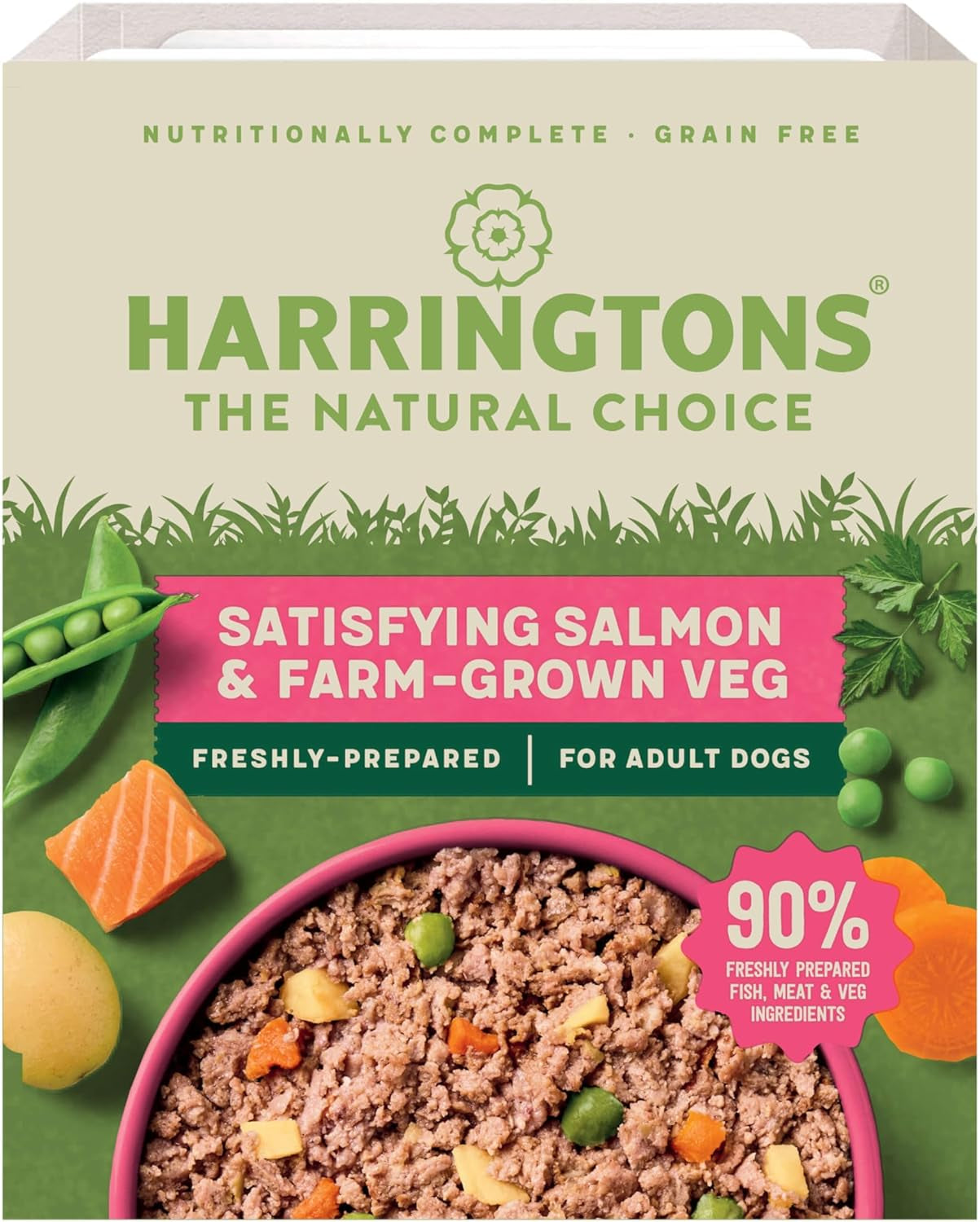 Complete Wet Tray Grain Free Hypoallergenic Adult Dog Food Salmon & Potato 8X400G - Made with All Natural Ingredients