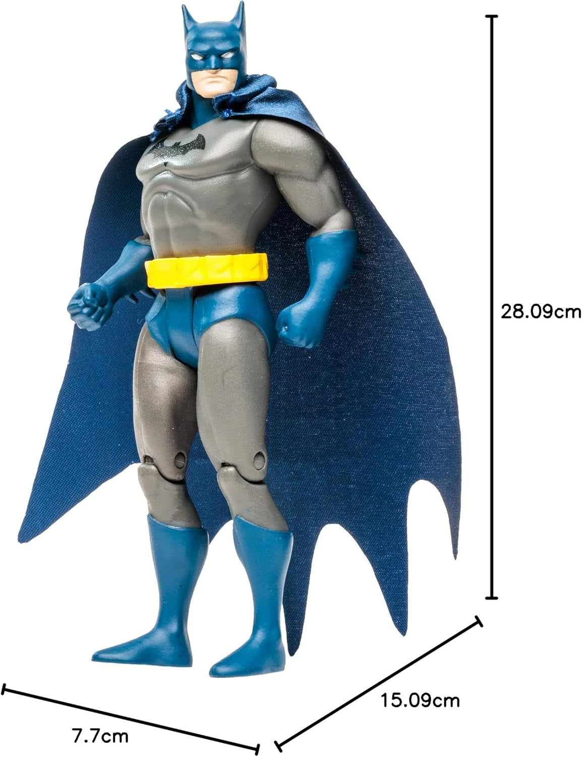 Mcfarlane Toys, Multiverse, 5-Inch Super Powers Batman Action Figure with 5 Points of Articulations, Collectible Retro 1980’S Super Powers Line Figure – Ages 12+