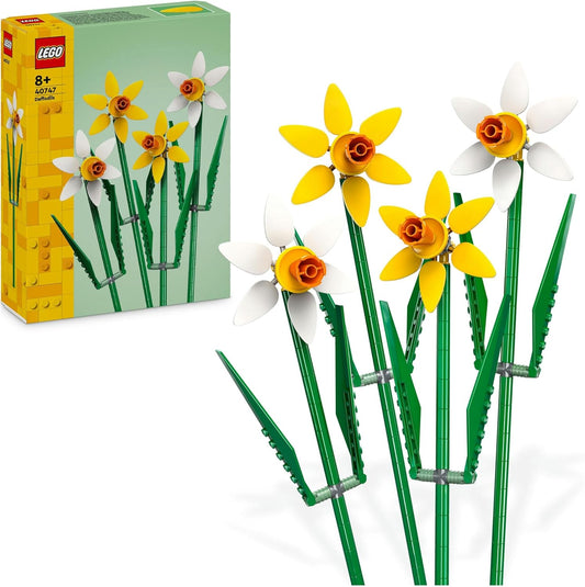 Daffodils - Yellow Artificial Flowers Set for Kids - Build and Display as Bedroom or Desk Decoration - Treat for 8 plus Year Old Girls, Boys - Gifts for Valentine'S Day for Him or Her - 40747