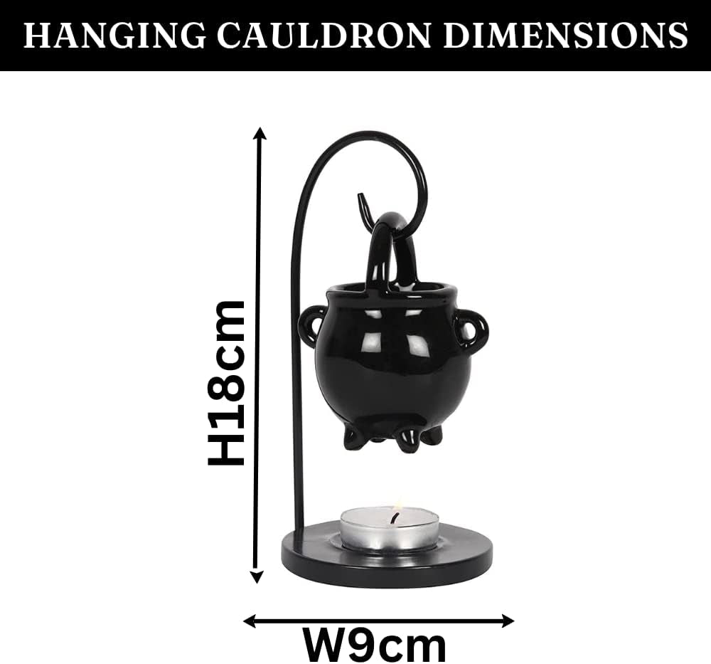 Hanging Cauldron Wax Melt Burners, Mothers Day Essential Oils and Fragrance Scented Melter, Aromatherapy Mum Ornaments for Home Decor, Living Room