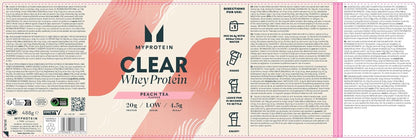 Clear Whey Isolate, Peach Tea, 20 Servings