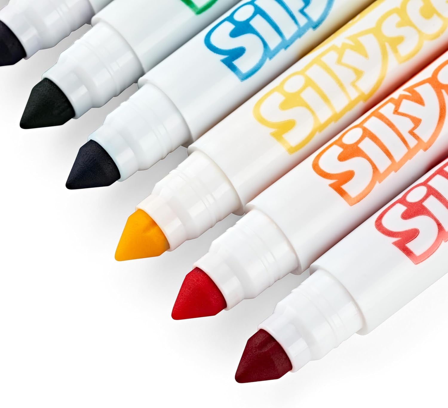 Silly Scents Broadline Washable Markers - Assorted Colours (Pack of 12) | Unique Sweet Scents & Colours! | Ideal for Kids Aged 3+