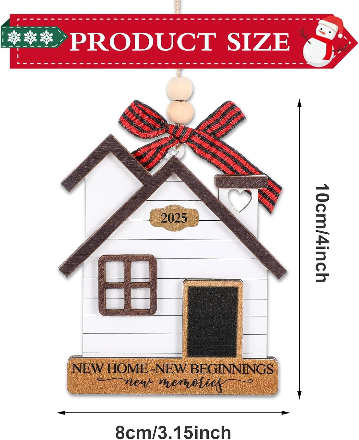 New Home Ornament 2025, House Warming Gifts House Warming Gifts New Home for Women Couple Homeowners New Home Owners Gift Ideas First Christmas New Home Ornament 2025