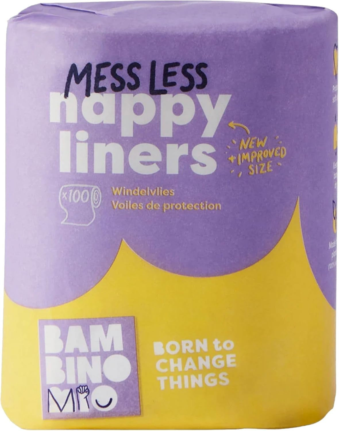 , Supersoft Nappy Liners, Biodegradable, 100 Liners