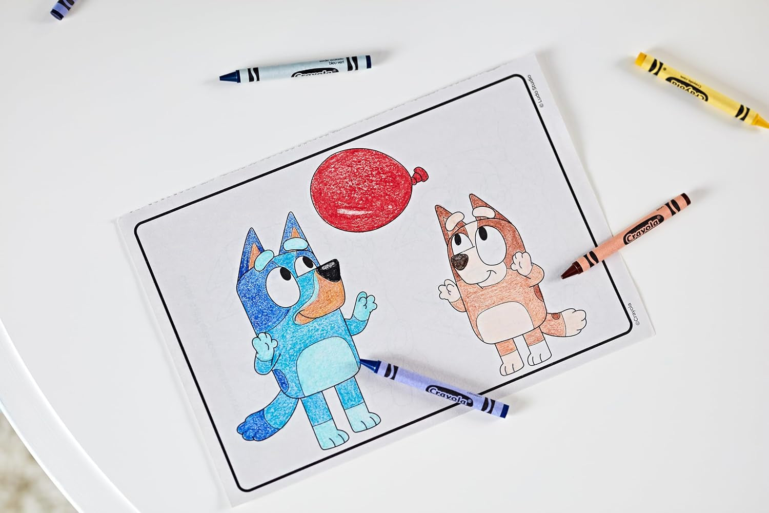 Colouring Book - Bluey | 96 Pages of Bluey Colouring Fun | Sticker Sheet Included | Ideal for Kids Aged 3+