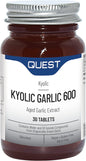 Kyolic Garlic 600Mg Tablets: Odourless Aged Garlic Extract for Heart, Immune, Digestive & Cognitive Health. Daily Dietary Supplement. Vegan & Gluten-Free (30 Tablets)