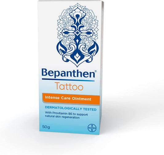 Tattoo Intense Care Ointment, Formulated with Provitamin B5, 50G