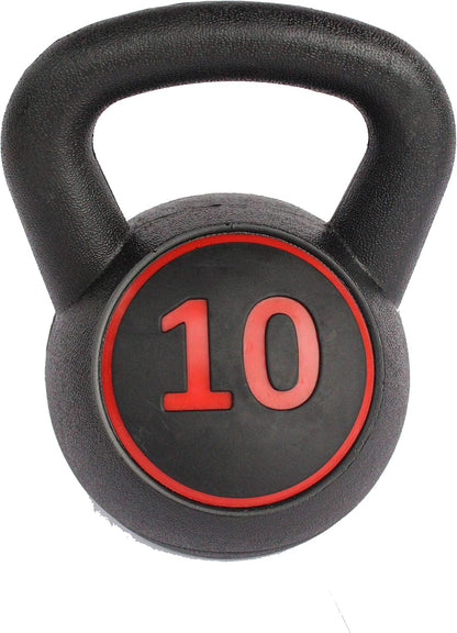 3Pce Kettlebell Weight Set with Stand for Cross Training, MMA Training, Home Exercise - 5, 10 & 15Lbs (2.2Kg, 4.5Kg & 6.8 Kg)