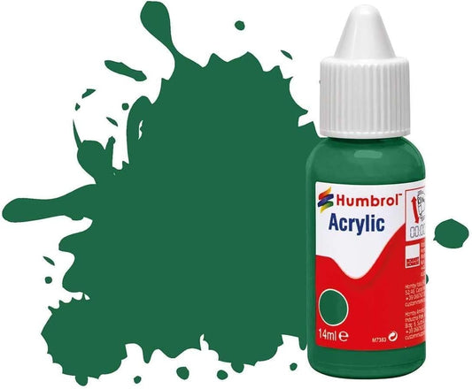 Model Paint - DB0030 No 30 Dark Green - Matt (14Ml) , Acrylic Paints for Models, Plastic, Metal, Wood, Glass, Ceramics and More, Acrylic Touch up Paint - Hobby Paint Bottle for Craft Kits