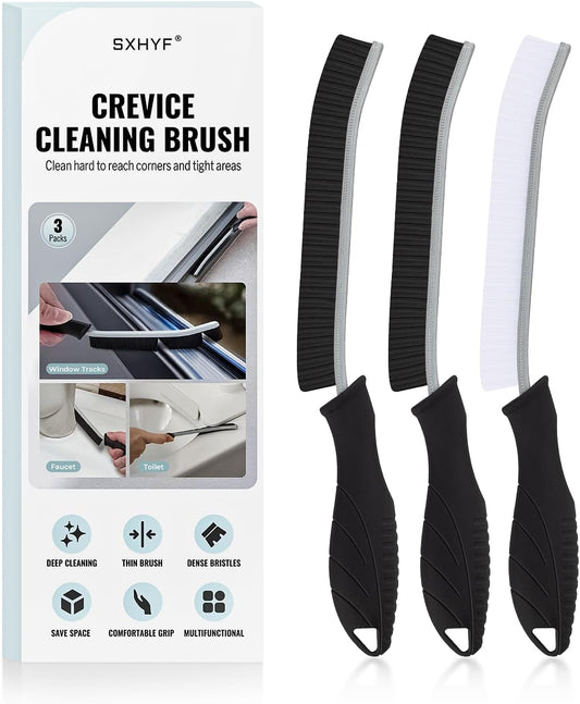 Cleaning Brush - Hard Bristle Crevice Cleaning Brush UK, Multifunctional Gap Cleaning Scrub Brush, Grout Brush, Cleaning Products for Household Use, Home, Kitchen, Bathroom, Window, Vehicle