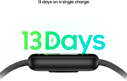 Galaxy Fit3, Smart Watch, Fitness Tracker, Health Monitoring, Black, 3 Year Manufacturer Extended Warranty (UK Version)