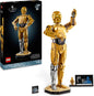 Star Wars C-3PO Droid Figure Building Set, Collectible Model Kit for Adults to Build with Character Minifigure and Display Stand, Nostalgic Gift Idea for Men, Women, Him, Her & Fans 75398