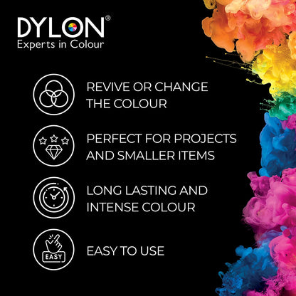 Hand Dye, Fabric Dye Sachet for Clothes, Soft Furnishings and Projects, 50 G - Tulip Red