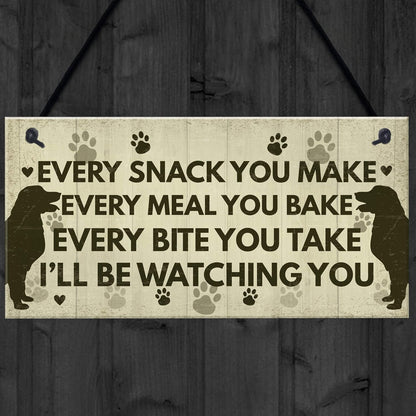 Funny Dog Signs and Plaques Birthday Gift for Dog Lovers Novelty Dog Sign for Home Animal Pet Sign