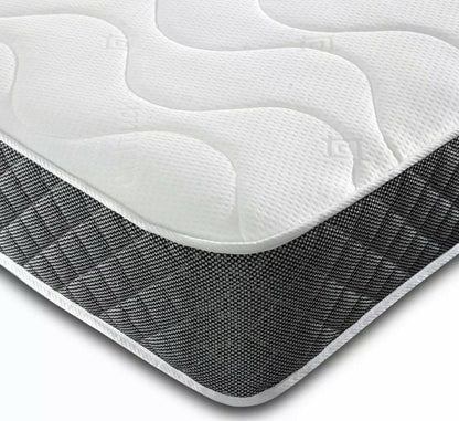 Wilson Beds - 3Ft Single Mattress Approx 6.5 Inch Deep Soft Feel Memory Foam and Spring Mattress (3Ft X 6Ft3) (Single)
