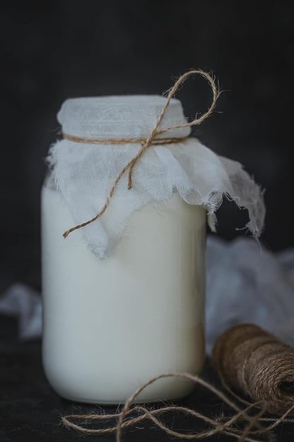 Home Made Kefir Making Kit in Gift Box, Glass/Cheese Cloth