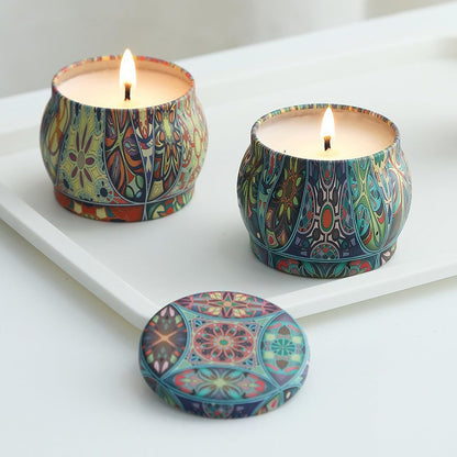Scented Candles Gift Set, 6 Pack Candles for Home Scented, Long Lasting Soy Wax Aromatherapy Candle Set for Spa, Yoga, Table Decoration