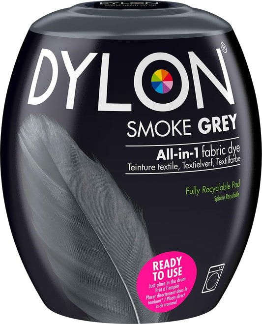 Washing Machine Fabric Dye Pod for Clothes & Soft Furnishings, Smoke Grey, 350 G (Pack of 1) (Packing May Vary)