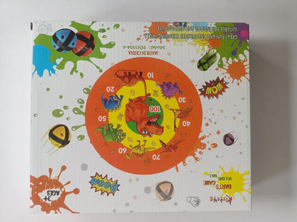 26 Inches Kids Dart Board Set, Dart Board for Kids, Double Sided with 12 Sticky Balls, Indoor Outdoor Party Games Toys for 3 4 5 6 7 8 9 10 11 12 Year Old Boy Girl and Adult