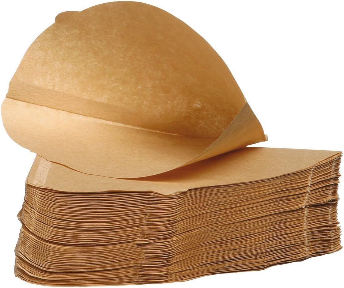 Coffee Filter Papers Size 4, Unbleached, 100% Natural, Pack of 100