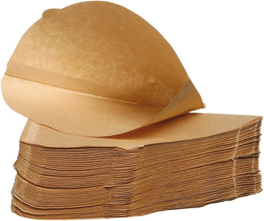 Coffee Filter Papers Size 4, Unbleached, 100% Natural, Pack of 100