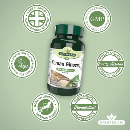 Korean Ginseng 40Mg - Pack of 90 Tablets