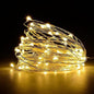 Fairy Lights, 50 LED Battery Operated String Lights Copper Wire Light for Indoor Outdoor Lighting, Bedroom, Wedding Decor, Party, Christmas, Tree Decoration(5M/16Ft,Warm White)