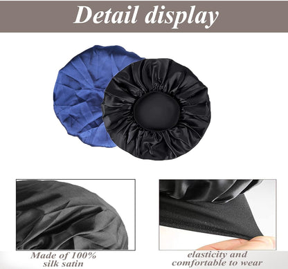 Silk Bonnet Satin Bonnet, Silk Hair Wrap for Sleeping, Soft and Comfortable Silk Sleep Cap