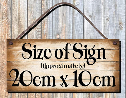 Birthday Occasion Shabby Chic Wooden Funny Sign Wall Plaque Granny and Grandads Place Where Memories Are Made and Grandchildren Spoilt Granny Size 8" X 4" (200Mm X 100Mm)