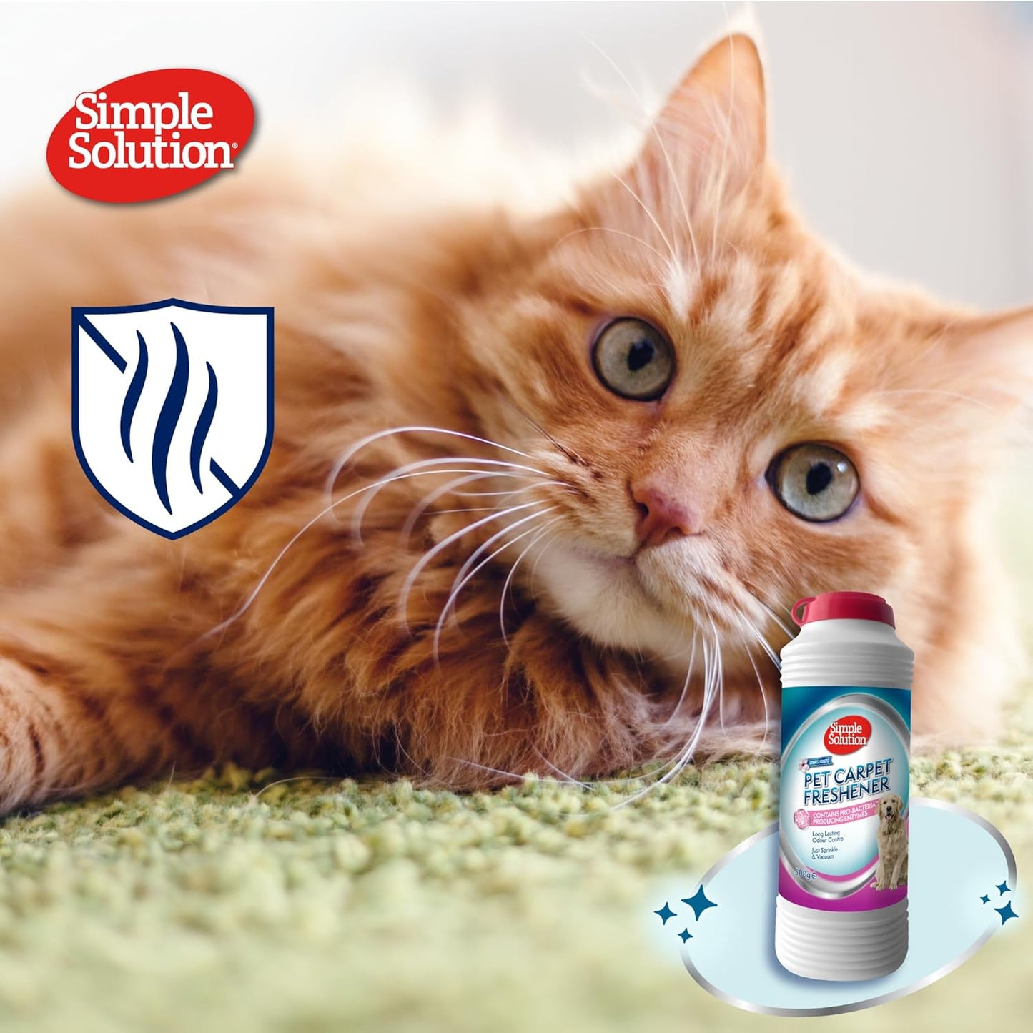 Pet Carpet Freshener with Enzymatic Cleaning Granules - 500G