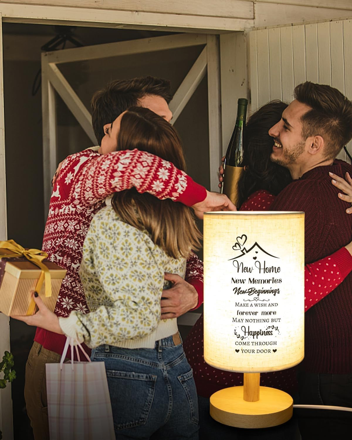 New Home Gifts, House Warming Gifts for New House Gifts for Couple Best Friend Family Table Lamp Housewarming or New Home Gift for Couple Moving in New Home Owner Gift Ideas First Home