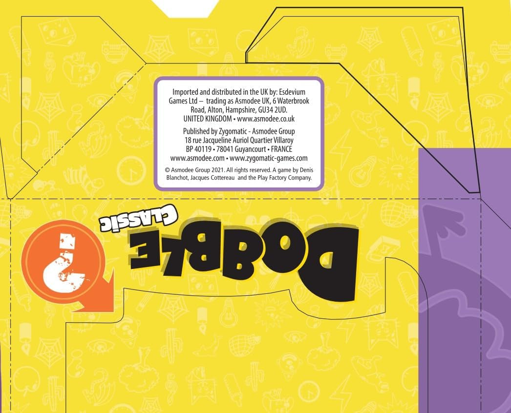 | Dobble | Card Game | Ages 6+ | 2-8 Players | 15 Minutes Playing Time