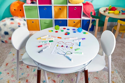 Silly Scents Broadline Washable Markers - Assorted Colours (Pack of 12) | Unique Sweet Scents & Colours! | Ideal for Kids Aged 3+