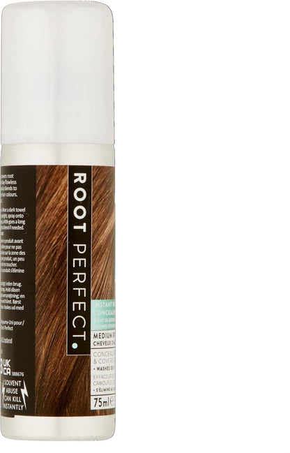 Hair Concealer Spray, Medium Brown, 75Ml
