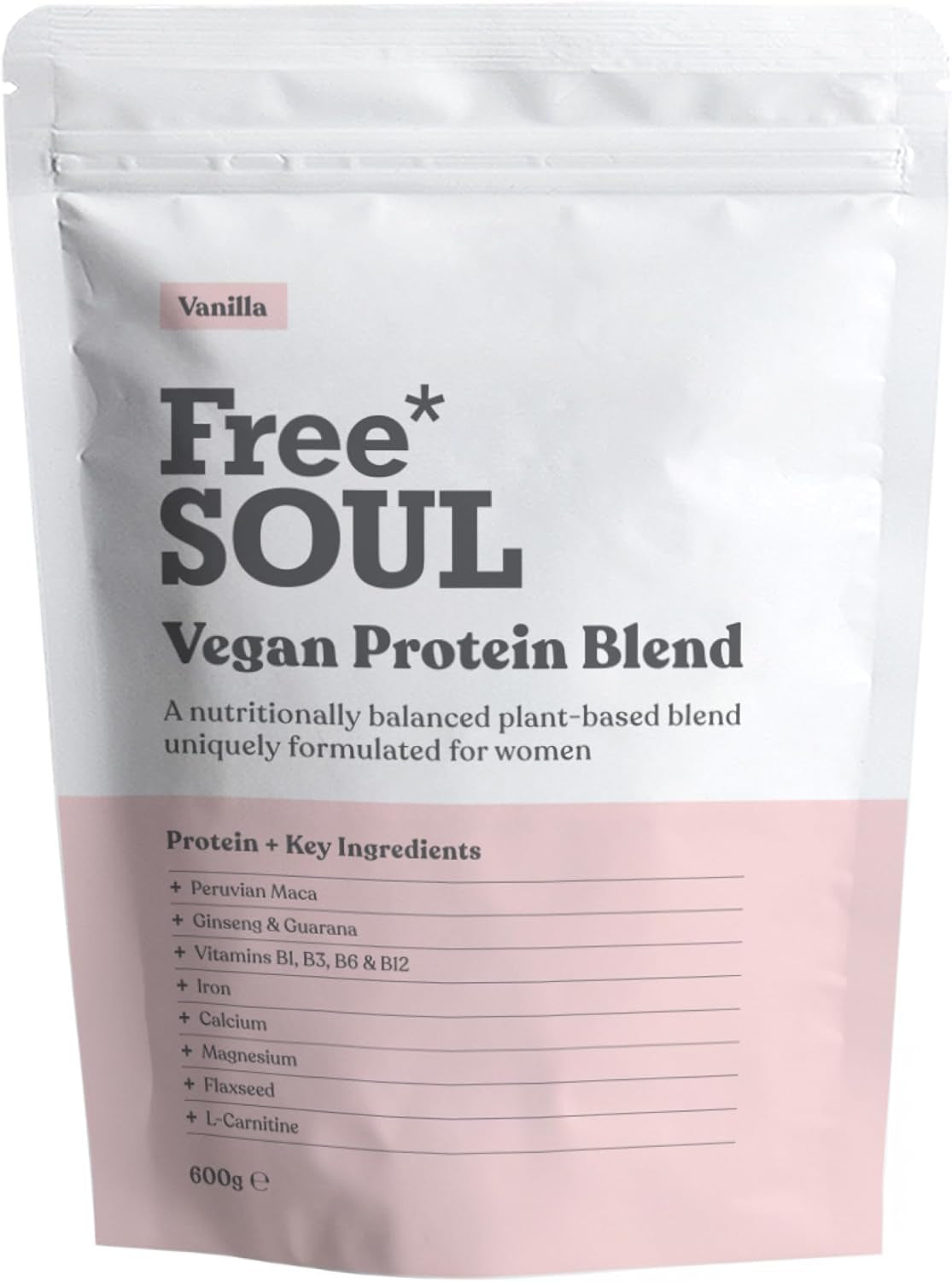 Vegan Protein Powder – Formulated for Women – 600G – 20G Protein with Added Nutrients – Gluten & Soy Free Plant Based Nutrition Shake – Pea and Hemp Isolate Protein (Vanilla)