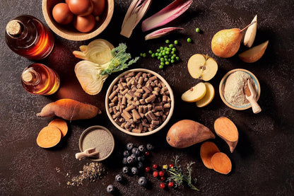 Dry Dog Food, Cold Pressed, (6Kg Resealable Bag) Chicken with Vegetables, Hypoallergenic Dog Food, Grain Free Complete Meal, Natural Puppy, Adult and Senior Dry Dog Food for Good Gut Health