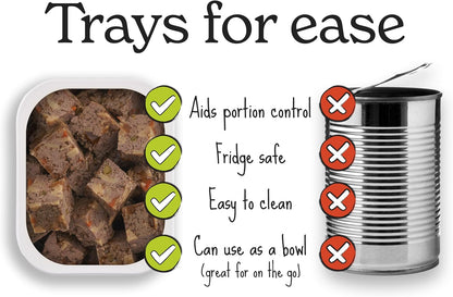 Wet Dog Food (18 X 395G Trays) - Adult 1 Year +, Grain Free Chicken and Liver with Vegetables, Stomach Sensitive Dog Food with Natural Ingredients, Complete Hypoallergenic Dog Food