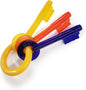 Gentle Puppy Dog Teething Chew Toy Keys, Bacon Flavour, Small, for Puppies up to 11 Kg