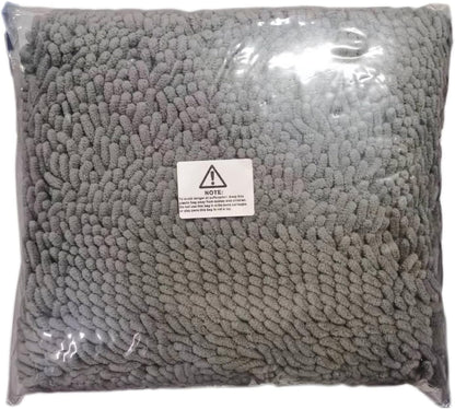 Door Mats Indoor Bath Mat Non Slip Dirt Trapper Doormat Soft Absorbent Entrance Rug Floor Mat Indoor Mats for Front Back Door, Entryway,Bathroom,Pets and Dogs (Grey M, 50X80)