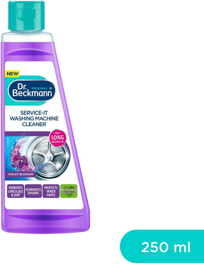 Service-It Washing Machine Cleaner | Violet Blossom | Removes Limescale and Bad Odours | 250Ml