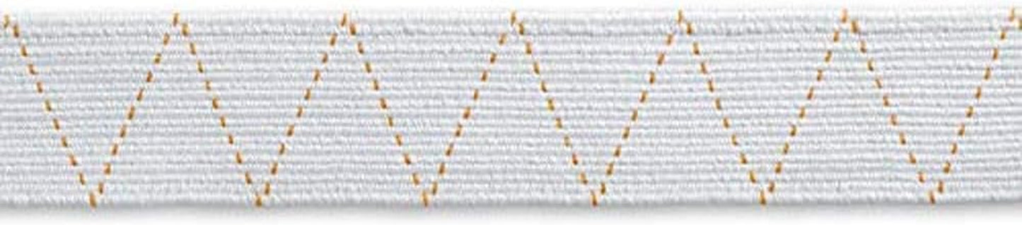Standard-Elastic White, Polyester, 25 Mm, Weiÿ, 1 M