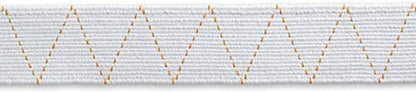 Standard-Elastic White, Polyester, 25 Mm, Weiÿ, 1 M